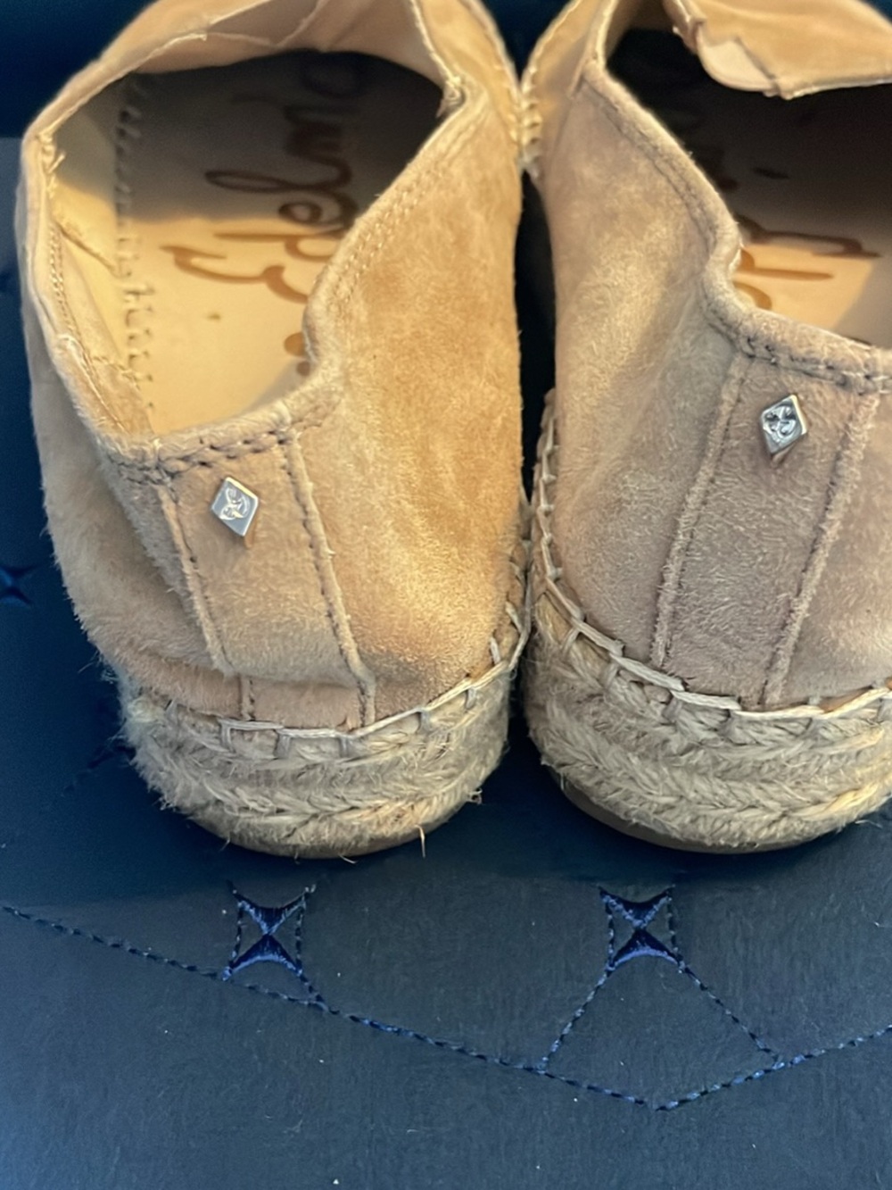 Sam Edelman Tan Suede Espadrilles 6.5 - Picture 3 of 4